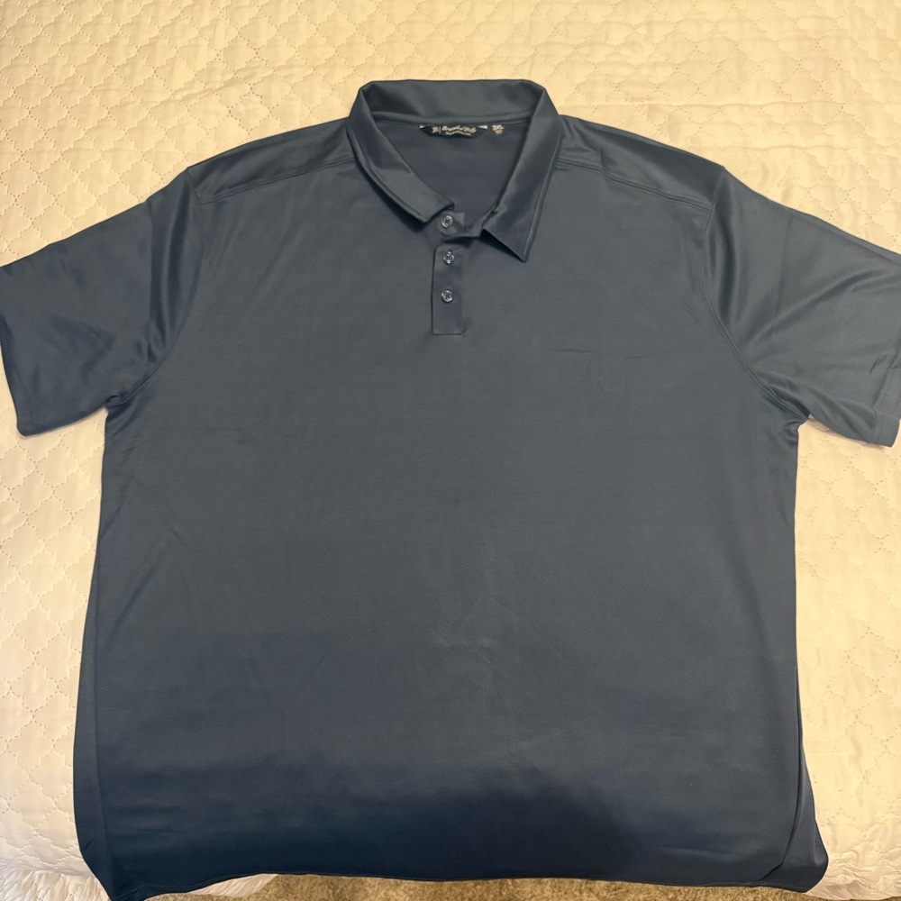 NWT- Branded Bill Men's Navy Polo Shirt
